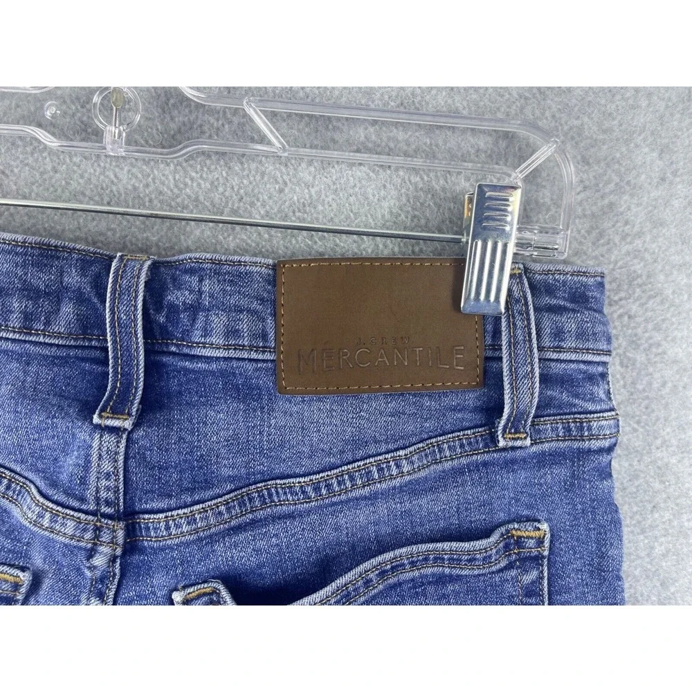 J Crew Mercantile Jean Shorts‎ Women's 25 Blue Cutoff High Rise Short Shorts